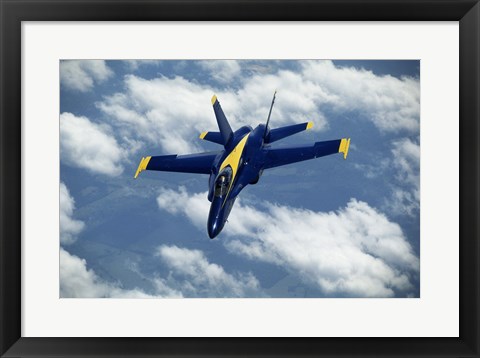 Framed Blue Angels F-18 Hornet Print