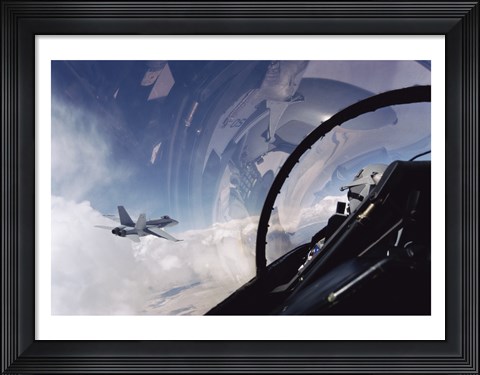 Framed US Marine FA-18 Hornet Print