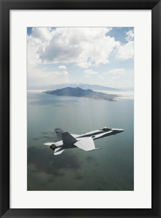 Framed U.S. Marine FA-18 Hornet Print