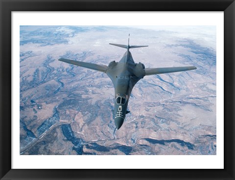 Framed U.S. Air Force B1-B Bomber Print