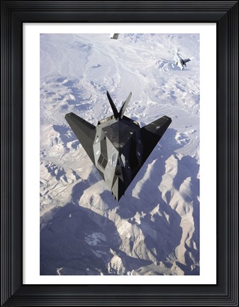 Framed US Air Force F-117 Stealth Fighter Print