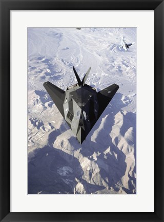 Framed US Air Force F-117 Stealth Fighter Print