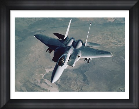 Framed F-15 Eagle Fighter Jet U.S. Air Force Print