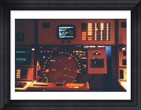 Framed Radar Console U.S. Armed Forces Print