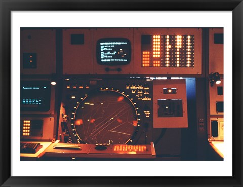 Framed Radar Console U.S. Armed Forces Print