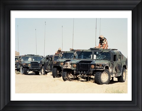 Framed Saudi Arabia: M-998 Print