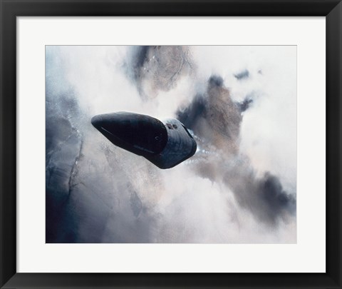 Framed Delta Clipper Print