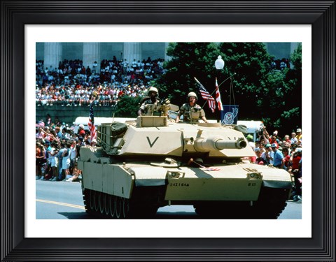 Framed 1A1 Ambrams Main Battle Tank Print