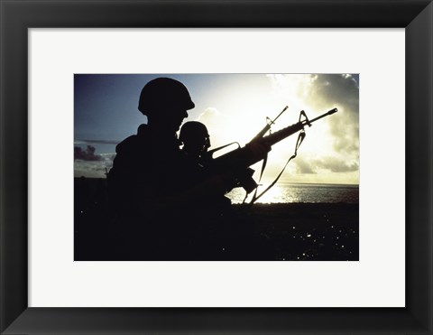 Framed Soldier Print