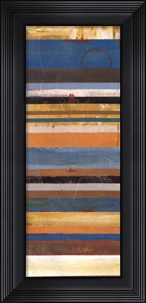 Framed Stripes Panel II Print