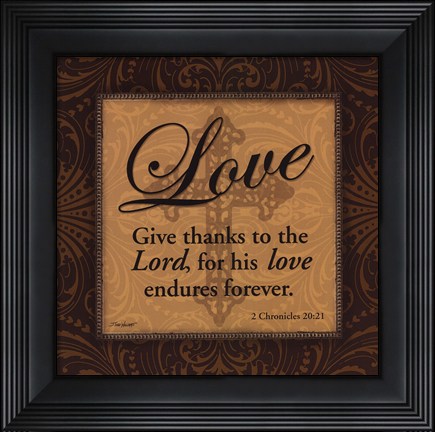 Framed Love Print