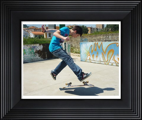 Framed Goncalo Skate Arruda Print