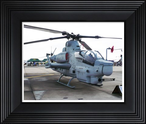 Framed AH1Z at the MCAS Miramar Air Show on Oct, 3 2008 Print