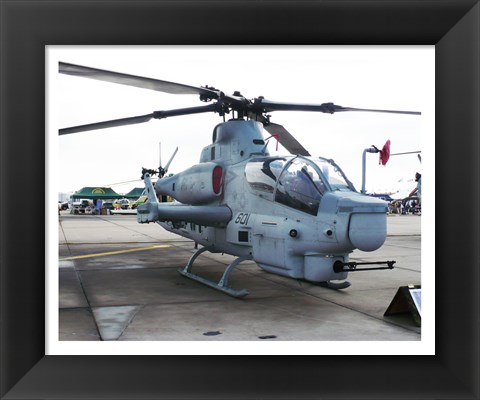 Framed AH1Z at the MCAS Miramar Air Show on Oct, 3 2008 Print