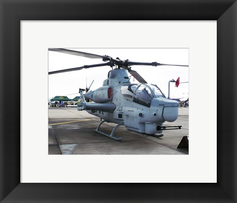 Framed AH1Z at the MCAS Miramar Air Show on Oct, 3 2008 Print