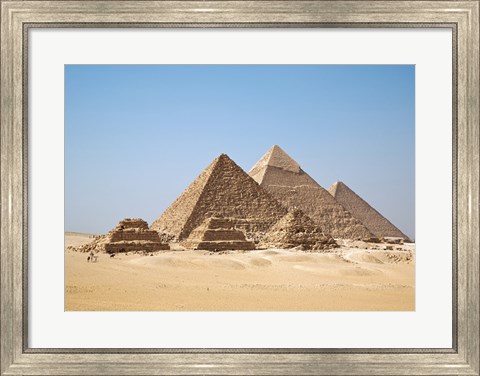 Framed All Gizah Pyramids Print