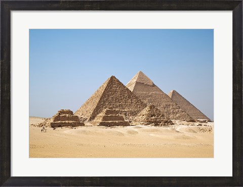 Framed All Gizah Pyramids Print