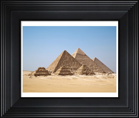 Framed All Gizah Pyramids Print