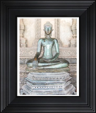 Framed Buddha In Haw Phra Kaew Print