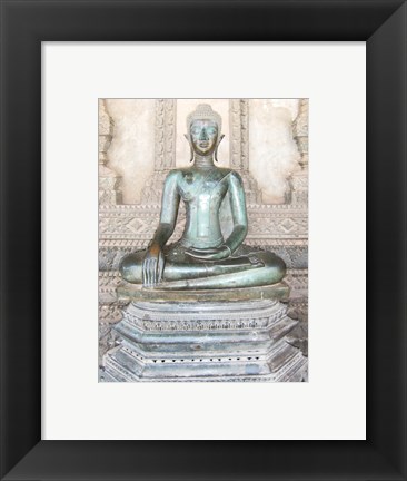 Framed Buddha In Haw Phra Kaew Print