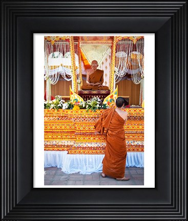 Framed Chan Kusalo Cremation Print