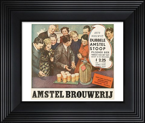 Framed Dubbele Amstelstoop Print