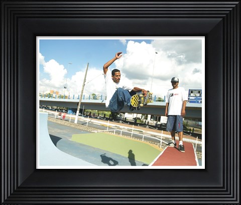 Framed Skate Brasil Print