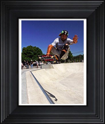 Framed Santa Cruz Skateboard Print