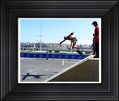 Framed Skate Flip Print