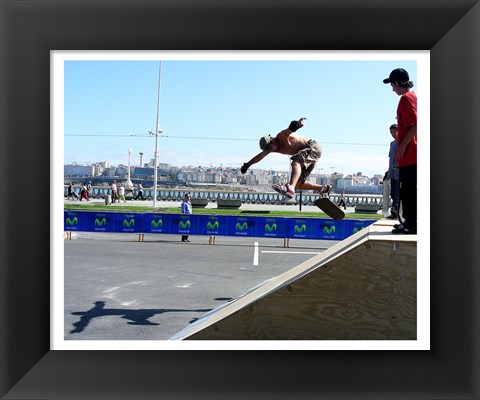 Framed Skate Flip Print