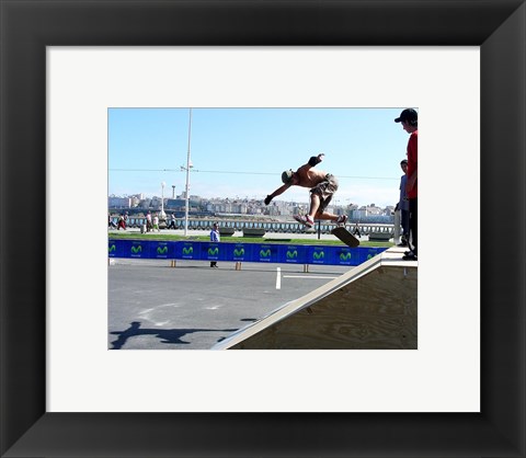 Framed Skate Flip Print