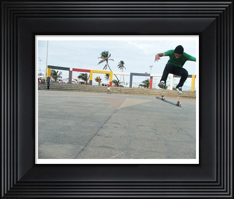 Framed Skate Jump Print