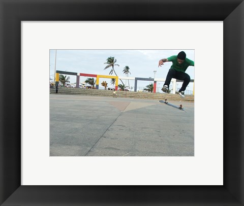 Framed Skate Jump Print