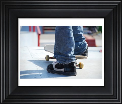 Framed Skater in Florence Print