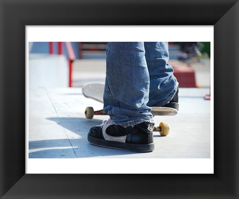 Framed Skater in Florence Print