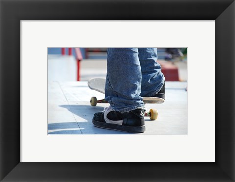 Framed Skater in Florence Print