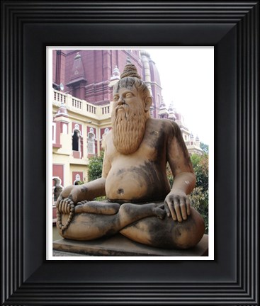 Framed Yogi Sculpture Print