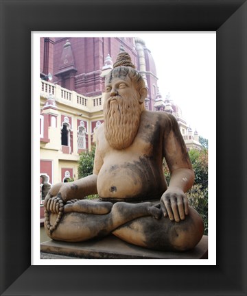 Framed Yogi Sculpture Print