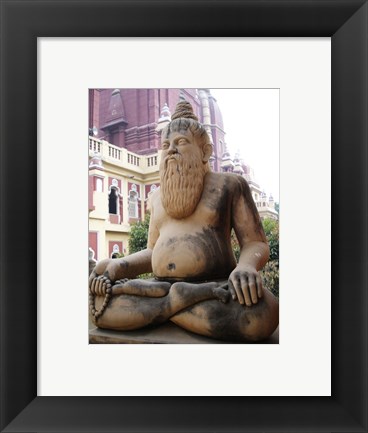 Framed Yogi Sculpture Print