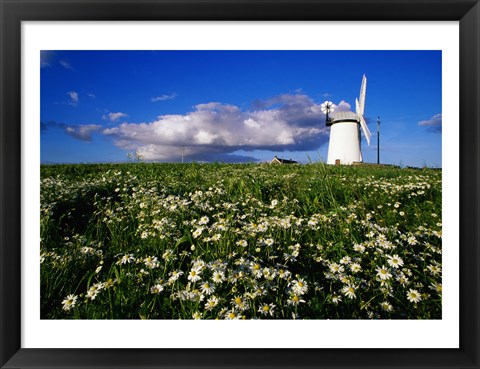 Framed Ballycopeland Windmill, Millisle, Northern Ireland Print