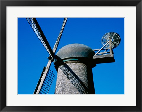 Framed Low angle view of a traditional windmill Print