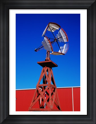 Framed American Wind Power Center, Lubbock, Texas, USA Print