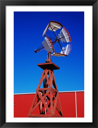 Framed American Wind Power Center, Lubbock, Texas, USA Print