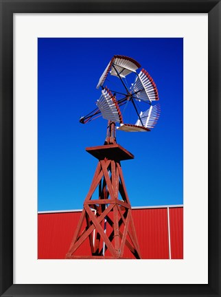 Framed American Wind Power Center, Lubbock, Texas, USA Print