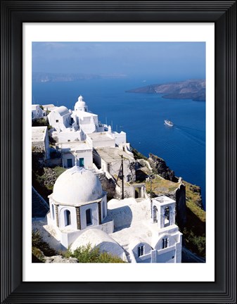 Framed Cyclades Islands, Greece Print