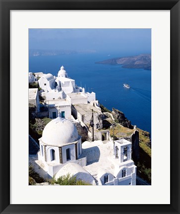 Framed Cyclades Islands, Greece Print