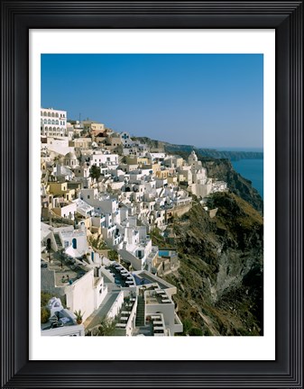 Framed Santorini, Cyclades Islands, Greece Print