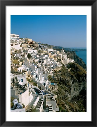 Framed Santorini, Cyclades Islands, Greece Print