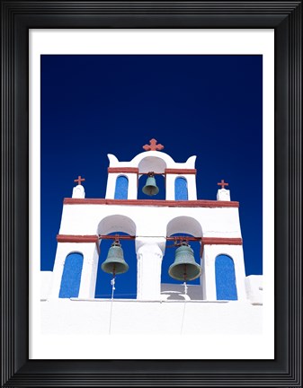 Framed Church in Santorini, Greece Print