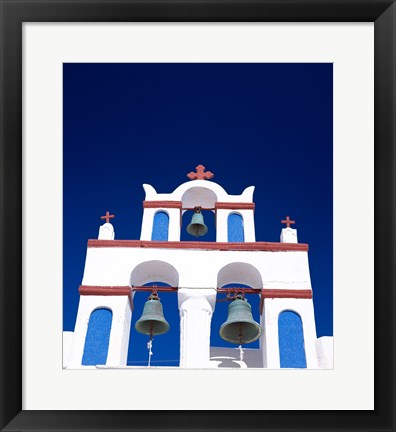 Framed Church in Santorini, Greece Print